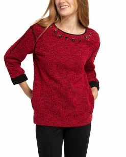 Wholesale 🎁 NIC+ZOE Petite Jewel Dusted Sweater 👩 Women Sweaters & Knits 🌟