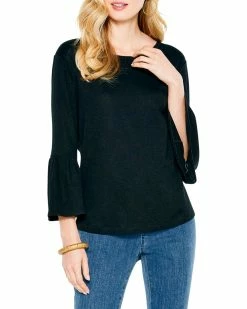 Brand new ⭐ NIC+ZOE Samba Linen-Blend T-Shirt 👩 Women Tops 👍