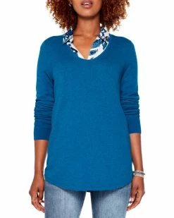 Best deal 👍 NIC+ZOE Vital V-Neck Pullover 👩 Women Sweaters & Knits 😍