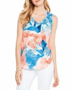 Best deal 🧨 NIC+ZOE Petite Watercolor Blooms Tank 👩 Women Tops 🎉