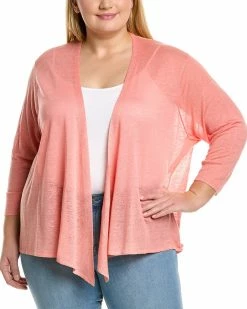 Best Sale 😀 NIC+ZOE Plus 4-Way Linen-Blend Cardigan 👩 Women Sweaters & Knits 🎉