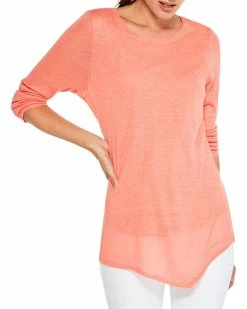 Cheapest 🔥 NIC+ZOE Petite Featherweight Angle Linen-Blend Sweater 👩 Women Sweaters & Knits ⌛