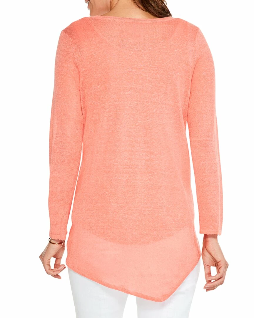 Cheapest π₯ NIC+ZOE Petite Featherweight Angle Linen-Blend Sweater π© Women Sweaters & Knits β - Image 2