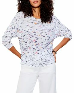 Wholesale 🛒 NIC+ZOE Spring Skies Linen-Blend Sweater 👩 Women Sweaters & Knits 🌟