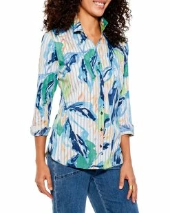 Brand new 🔔 NIC+ZOE Scribble Vines Top 👩 Women Tops 👍