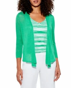 Buy 💯 NIC+ZOE Petite 4-Way Linen-Blend Cardy 👩 Women Sweaters & Knits ✔️