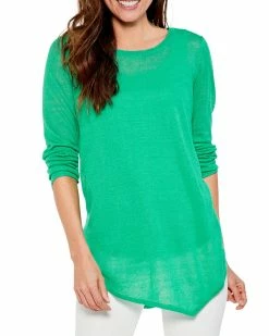 Coupon 😀 NIC+ZOE Featherweight Angle Linen-Blend Sweater 👩 Women Sweaters & Knits 🎉