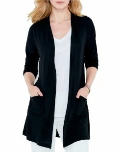 Brand new 🌟 NIC+ZOE Pocket Linen-Blend Cardigan 👩 Women Sweaters & Knits 👍