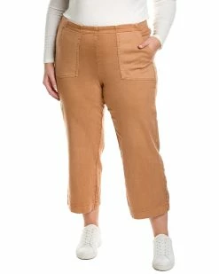 Discount ❤️ NIC+ZOE Plus All Day Wide-Leg Crop Pant 👩 Women Tops ✔️