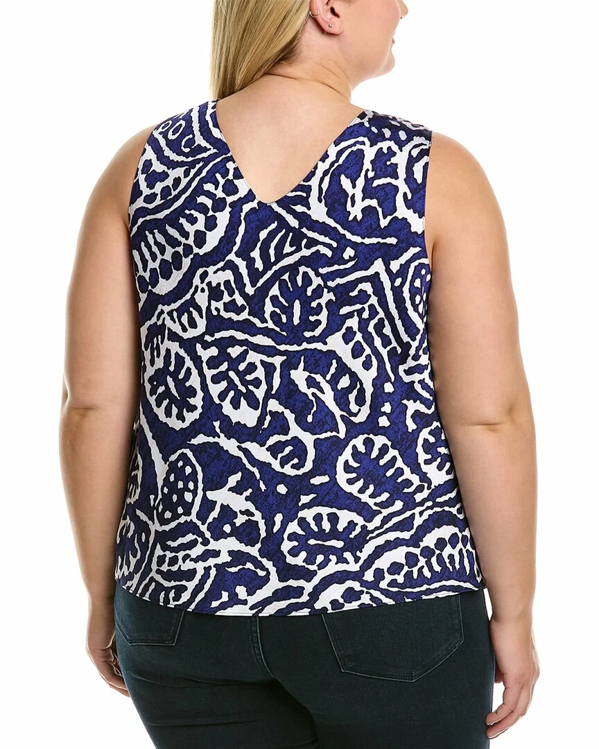 Brand new π NIC+ZOE Plus Indigo Stamp Tank π© Women Tops π - Image 2