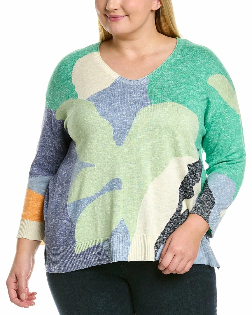 Best deal π NIC+ZOE Plus Leaf Burst Sweater π© Women Sweaters & Knits π₯°